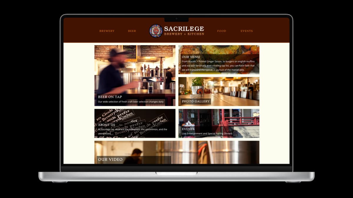 Sacrilege - Brewery & Restaurant project by Jonathan Good